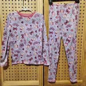 JoJo Siwa Girls‎ Nickelodeon Cuddl Duds Top & Pants Pajamas Size Small Sleepwear